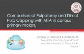Comparison of Pulpotomy and Direct Pulp Capping with MTA ...