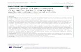 Cytosolic group IVA phospholipase A2 inhibitors, AVX001 ...