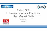 Pulsed EPR: and at High Magnet Fields