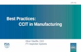 Best Practices: CCIT in Manufacturing