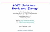 HW3 Solutions: Work and Energy