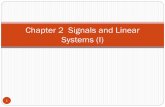 Chapter 2 Signals and Linear Systems (I)