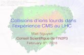 Collisions d’ions lourds dans l’expérience CMS au LHC