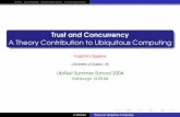 Trust and Concurrency A Theory Contribution to Ubiquitous ...