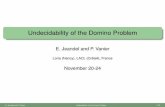 Undecidability of the Domino Problem - CIRM