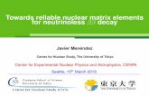 Towards reliable nuclear matrix elements for neutrinoless ...