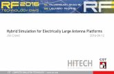 Hybrid Simulation for Electrically Large Antenna Platforms