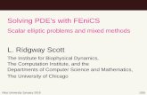 Solving PDE’s with FEniCS