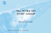 The PETRA III Girder concept