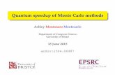 Quantum speedup of Monte Carlo methods