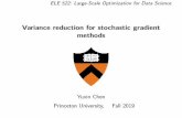 Variance reduction for stochastic gradient methods