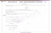 JEE Advanced Question Paper 2019 Physics Paper 2