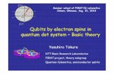 Qubits by electron spins in quantum dot system – Basic theory