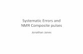 JAJ NMR and Systematic Errors