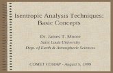 Isentropic Analysis Techniques: Basic Concepts