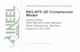 RELAP5-3D Compressor Model