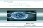 Gynecology and Obstetrics Research - Openventio