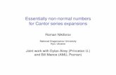 Essentially non-normal numbers for Cantor series expansions