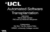 Automated Software Transplantation