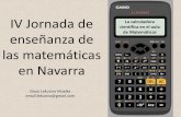 IV Jornada de científica en el aula La calculadora ...