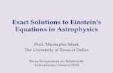 Exact Solutions to Einstein’s