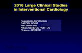 2016 Large Clinical Studies in Interventional Cardiology