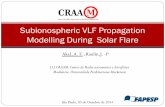 Subionospheric VLF Propagation Modelling During Solar Flare