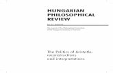 hungarian philosophical review