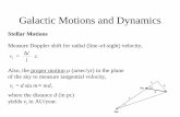 Galactic Motions and Dynamics - Western University