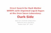 Direct Search for Dark Maer WIMPs with Depleted Liquid ...