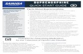 Buprenorphine Quick Start Guide - SAMHSA