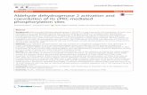 Aldehyde dehydrogenase 2 activation and coevolution of its ...