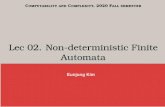 Lec 02. Non-deterministic Finite Automata