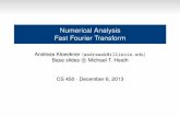 Numerical Analysis Fast Fourier Transform