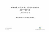 OPTI518 Lecture 6 Chromatic aberrations