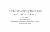 Enhanced sampling techniques and their limitations