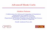 Advanced Monte Carlo