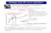 Strings and 1D wave equation - University of Alberta