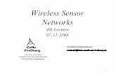Wireless Sensor Networks - uni-freiburg.de