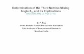Determination of the Third Netrino-Mixing Angle θ13 and ...