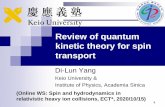 Review of quantum kinetic theory for spin transport