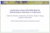 Using time-series PALSAR data for deforestation detection ...