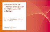 Improvement of Thermal Dissipation by Nanomaterial addition