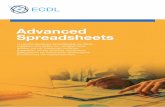 ECDL Advanced Spreadsheets Brochure 201807 web