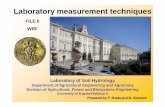 Laboratory measurement techniques