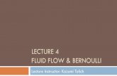 LECTURE 4 FLUID FLOW & BERNOULLI - Canvas Login