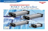 Complies with ISO and JIS standards KSD Cylinder
