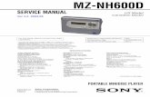 MZ-NH600D - Minidisc