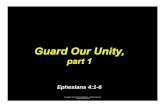 Guard Our Unity, part 1