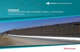 E TNSAR Temporary Retaining Wall System Design TEMPORARY ...